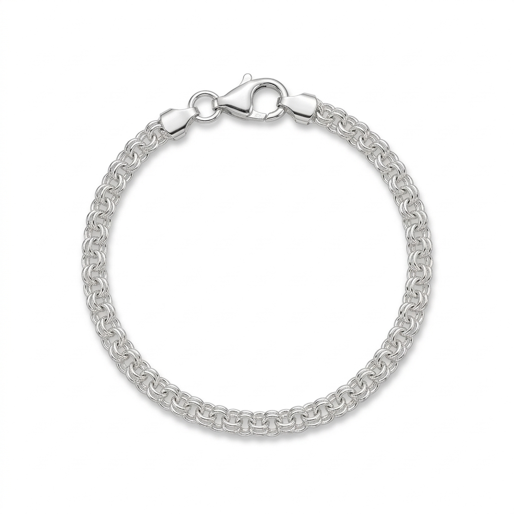 Bismark armbånd i sølv
