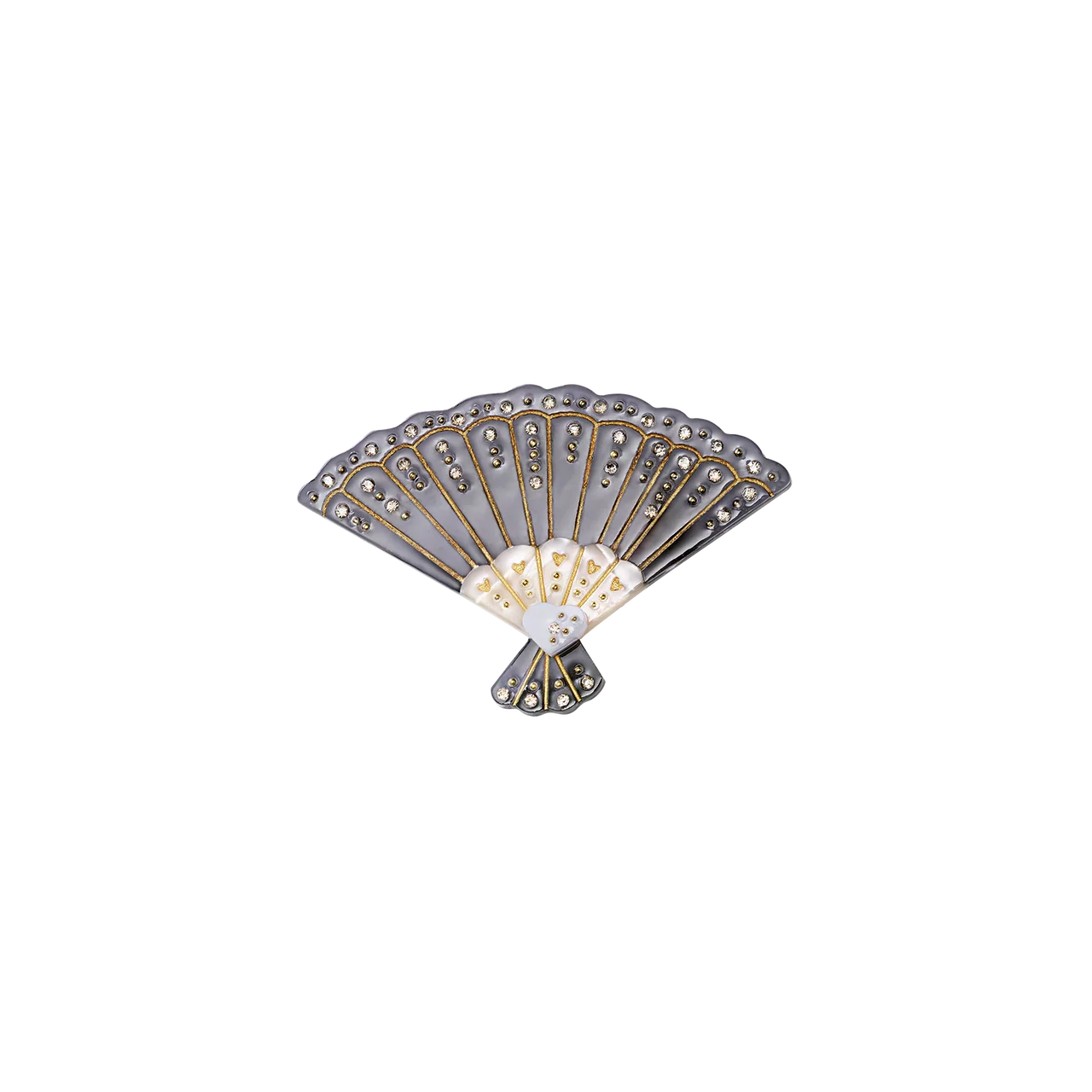 Maanesten Ili broche Black - 4093