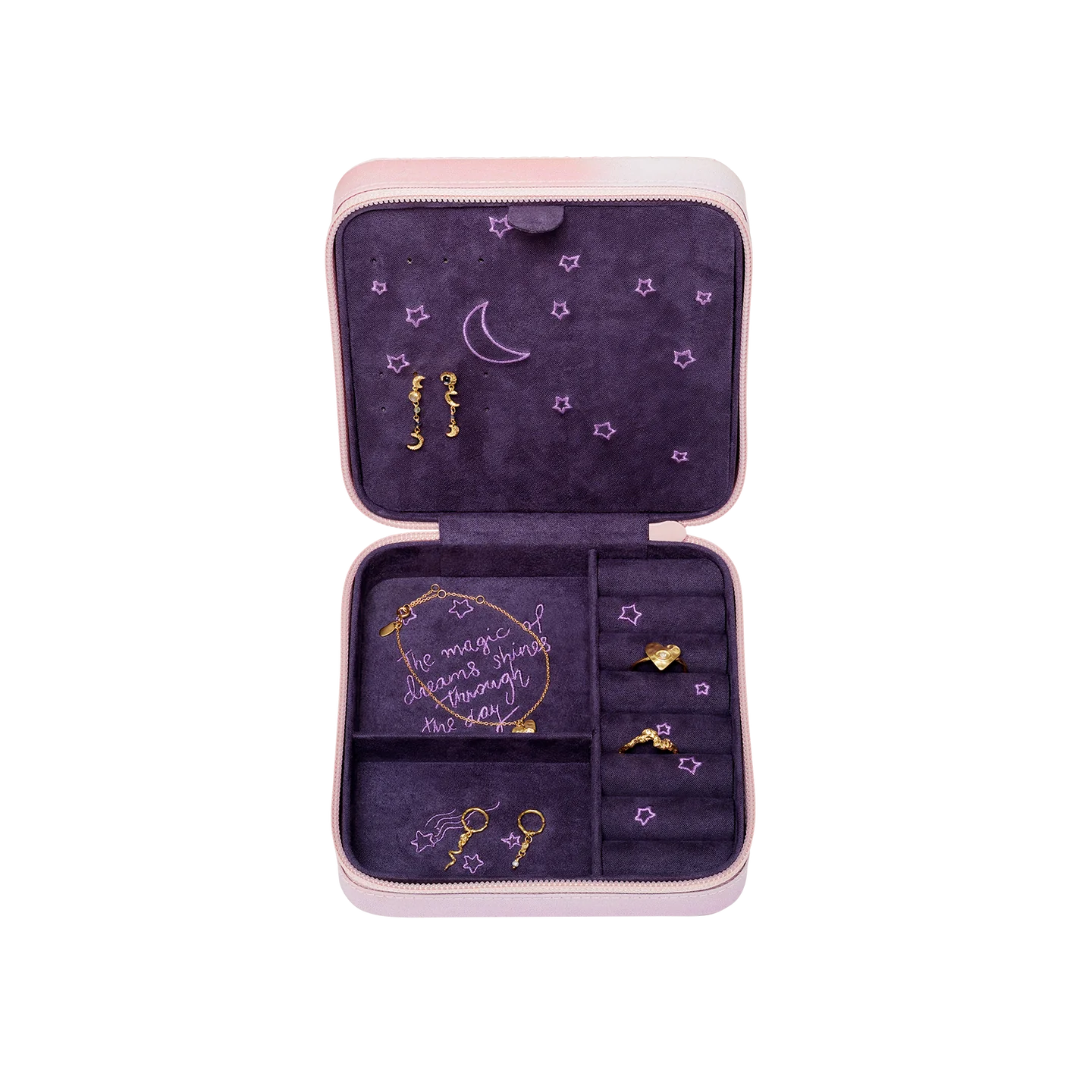 Maanesten Jewelry Box Moon & Stars Rose - 3919