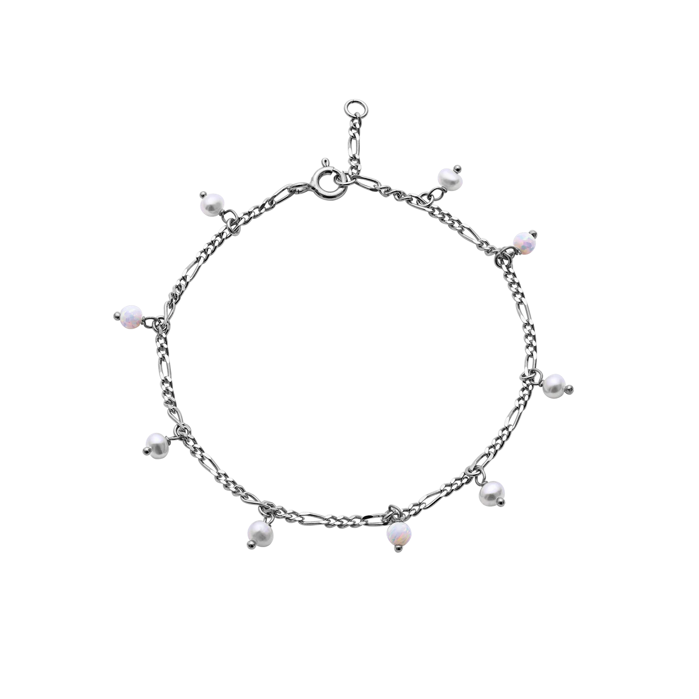 Maanesten Lula White armbånd i sterlingsølv - 8519C