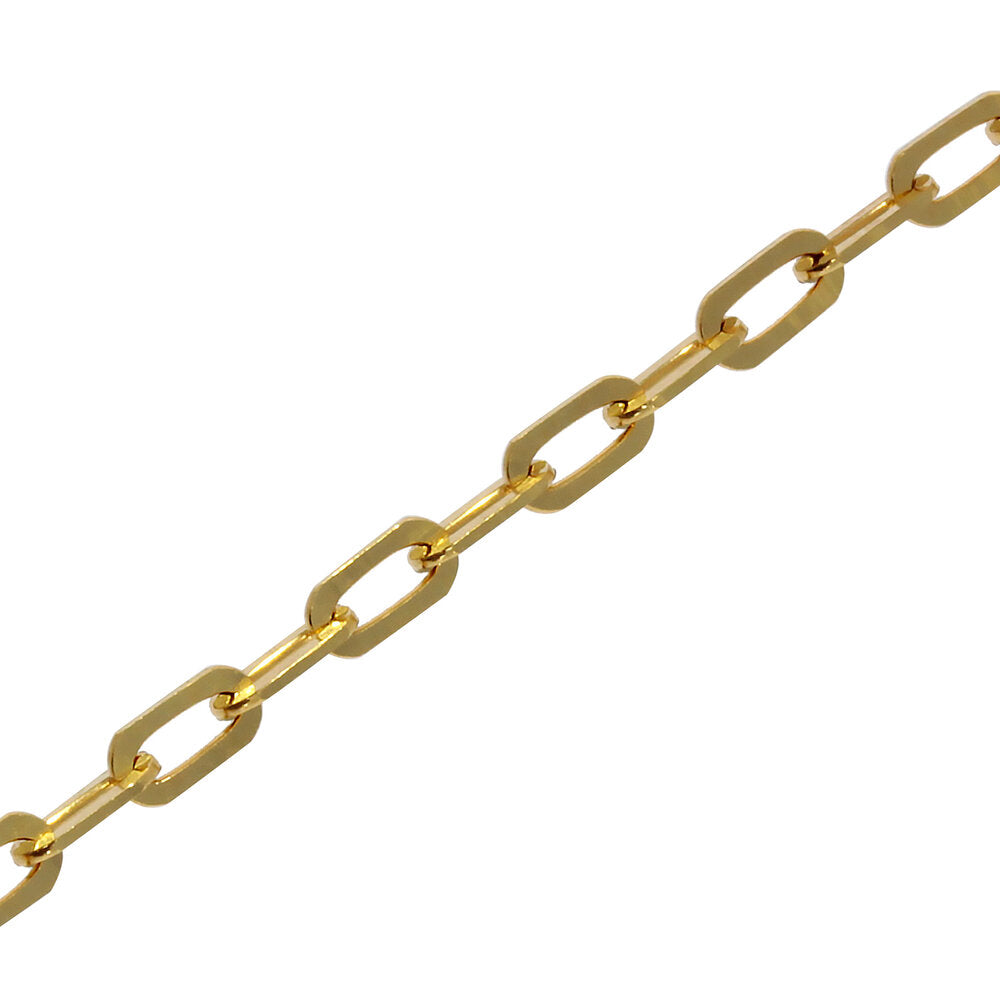 Permanent armbånd - 18kt rektangulær anker