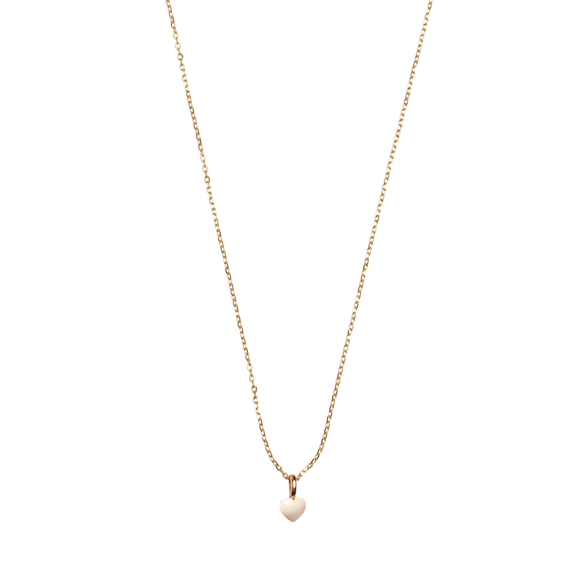 Enamel Amore halskæde - N127G-daisy