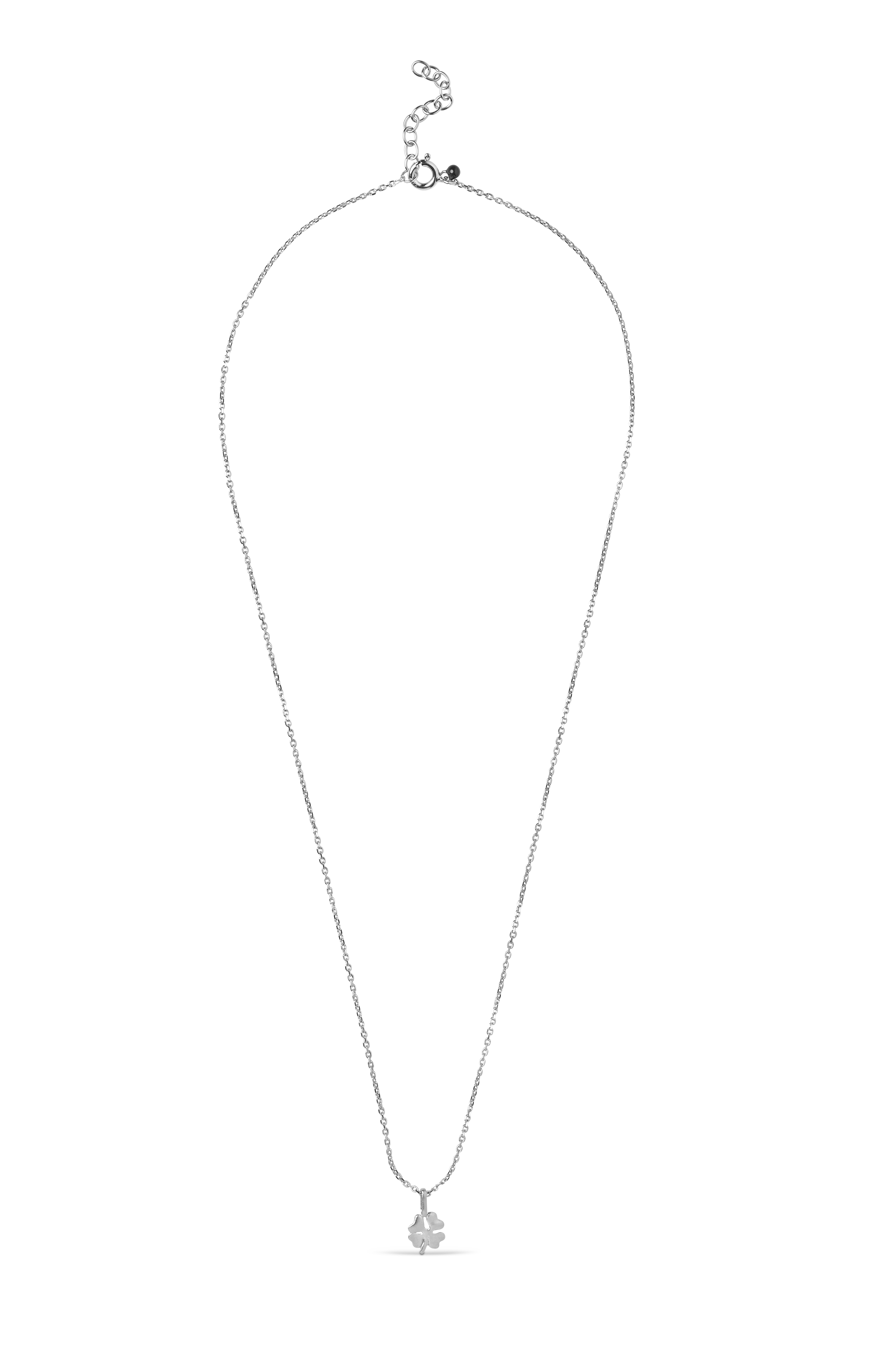 Enamel Firkløver halskæde - N138SM