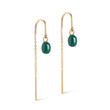 Enamel Eleanor øreringe Petrol Green - E280GM