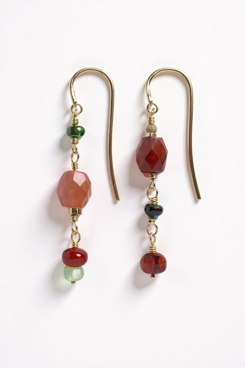 Turmalin øreringe - 25028T