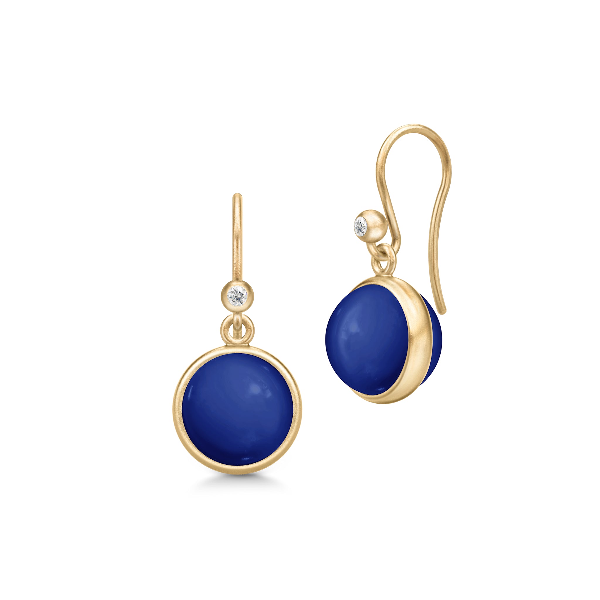 Julie Sandlau Ørering Lapis krystal - HKS181GD