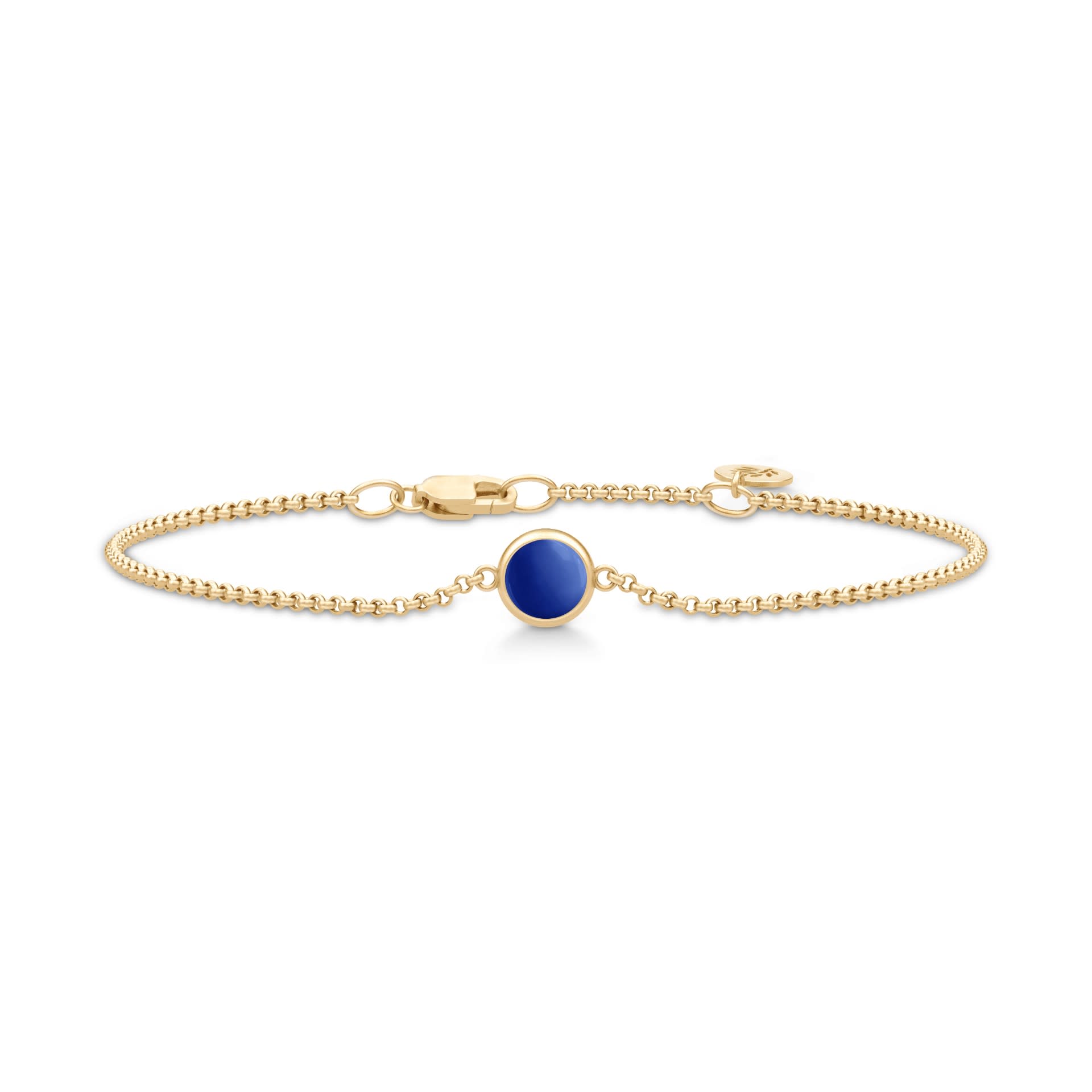 Julie Sandlau Armbånd Lapis krystal - BR258GD