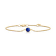 Julie Sandlau Armbånd Lapis krystal - BR258GD