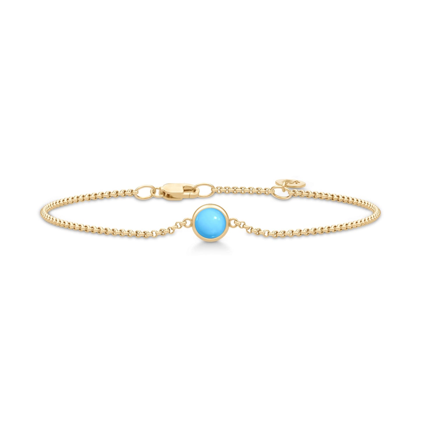 Julie Sandlau Armbånd turkis krystal - BR258GD