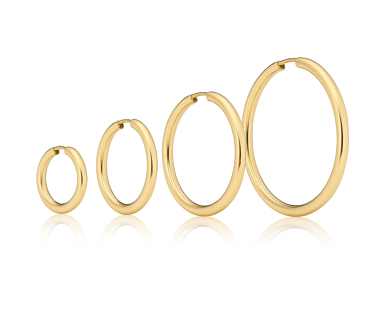 Forgyldte sølvcreoler - SCRF