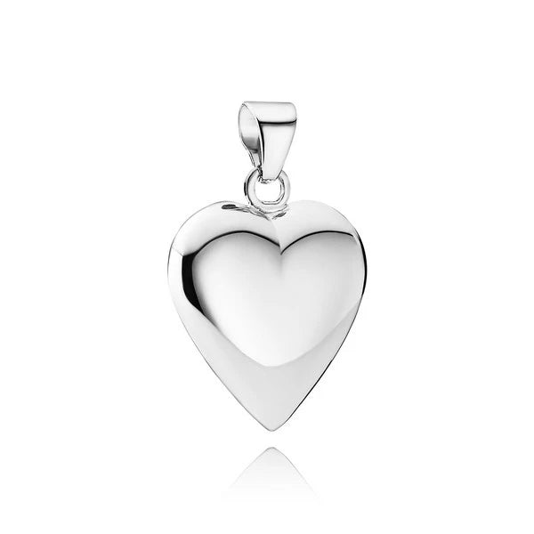 Hjertevedhæng i sterling sølv - SH