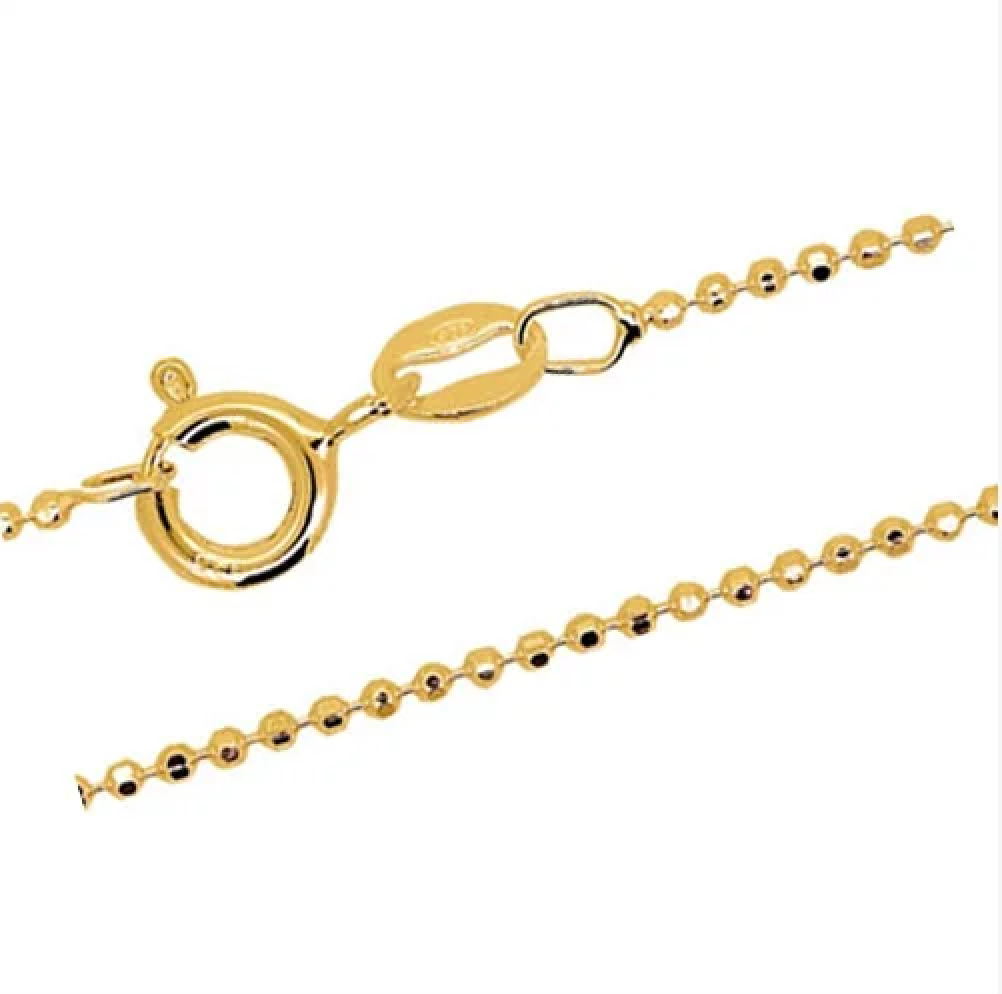 Kuglæde facet armbånd 18kt - 55009