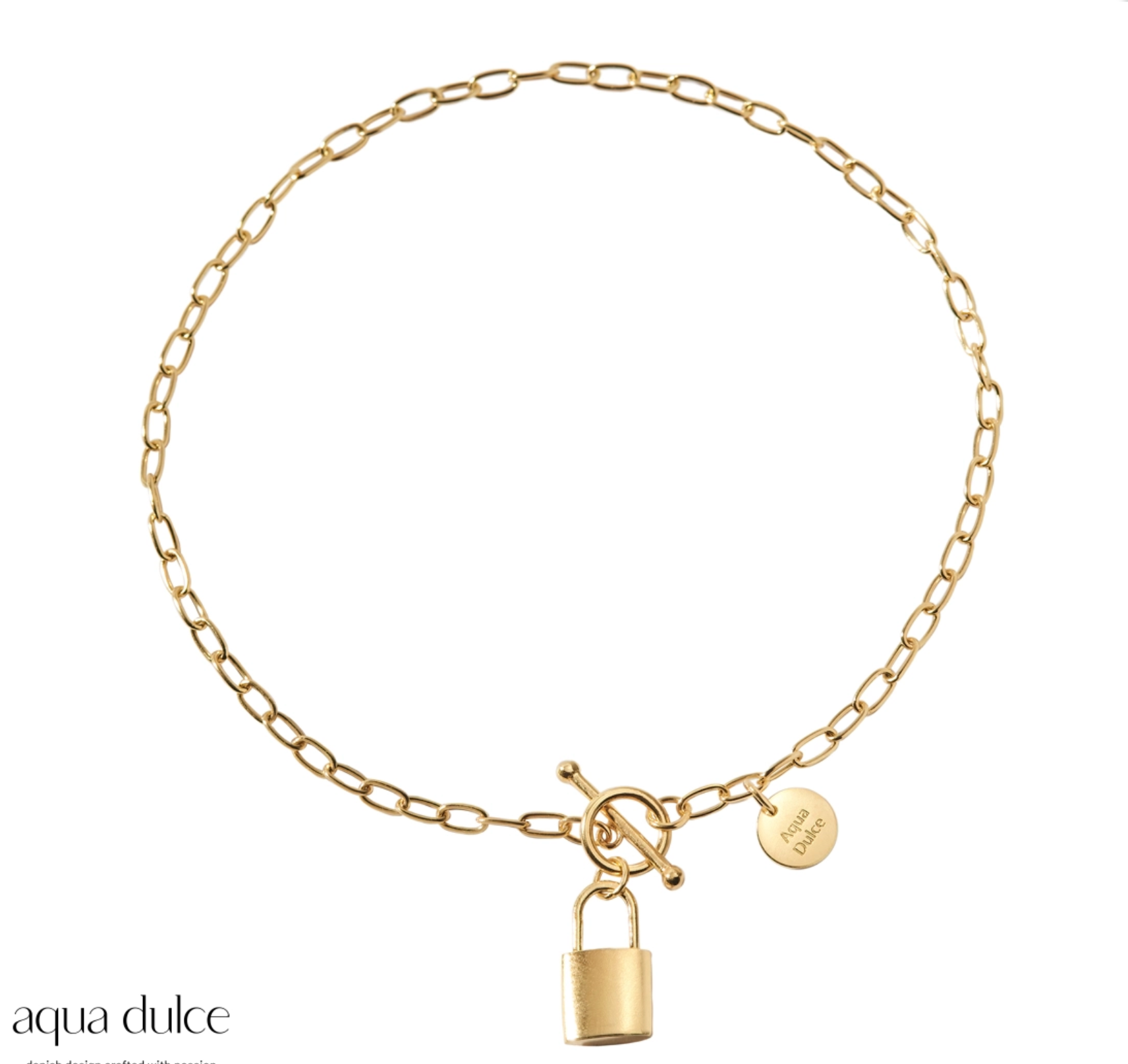 Aqua Dulce Lock Love armbånd