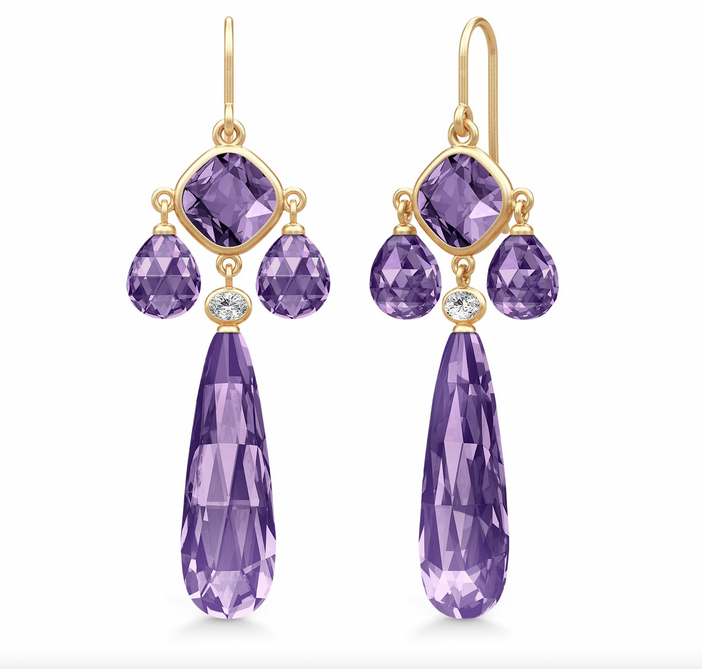 Julie Sandlau Ofelia drop øreringe - HKS822GDATCRCZ