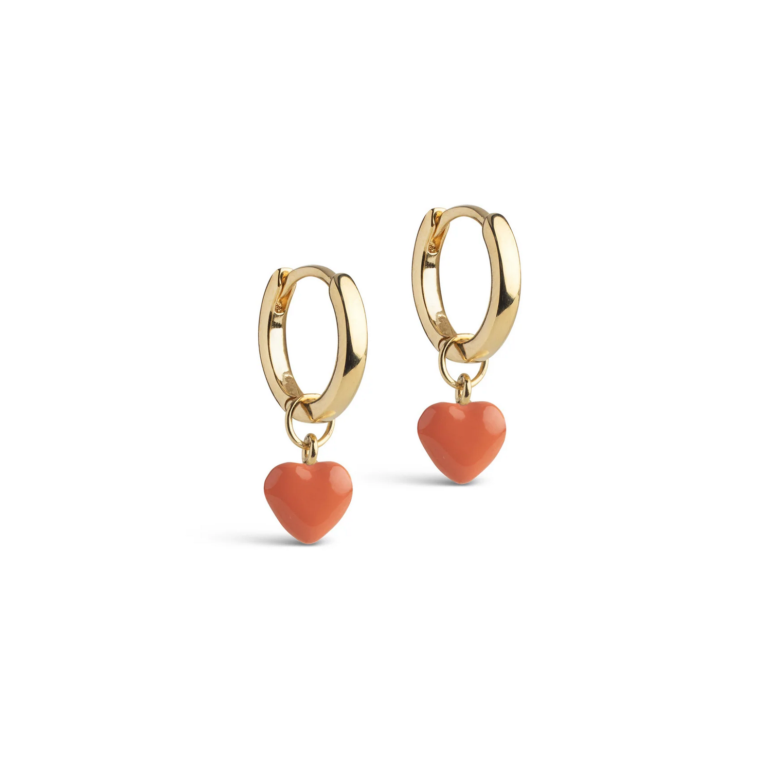 Enamel Amore øreringe Light coral - E376G
