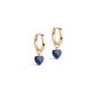 Enamel Amore øreringe Indigo - E376G