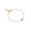 Enamel Amore armbånd Light coral - B141G