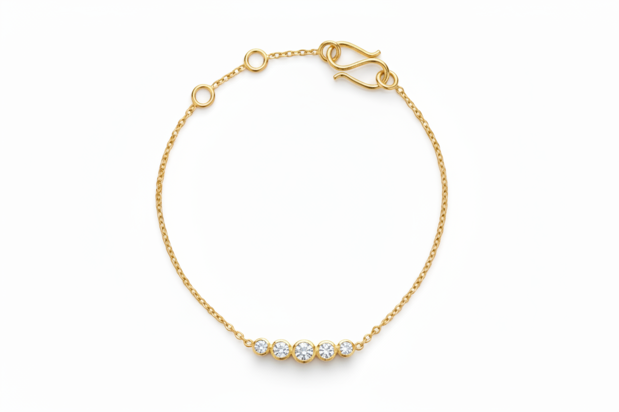 Karma Anchor armbånd - 595001-hvid