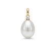 Perlevedhæng 14kt m. brilliant 0,05ct - 25FVP885005
