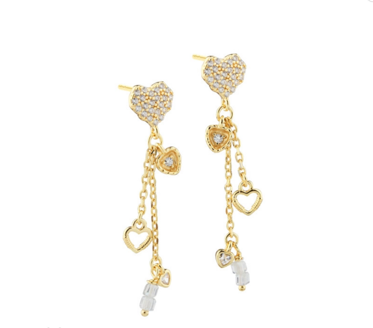 Love Me More Long Mix Øreringe Aqua Dulce - 7237