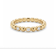 14kt  Kuglering m. brillianter - 15025D03