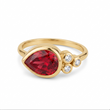 Karma Ring Dråbe rød