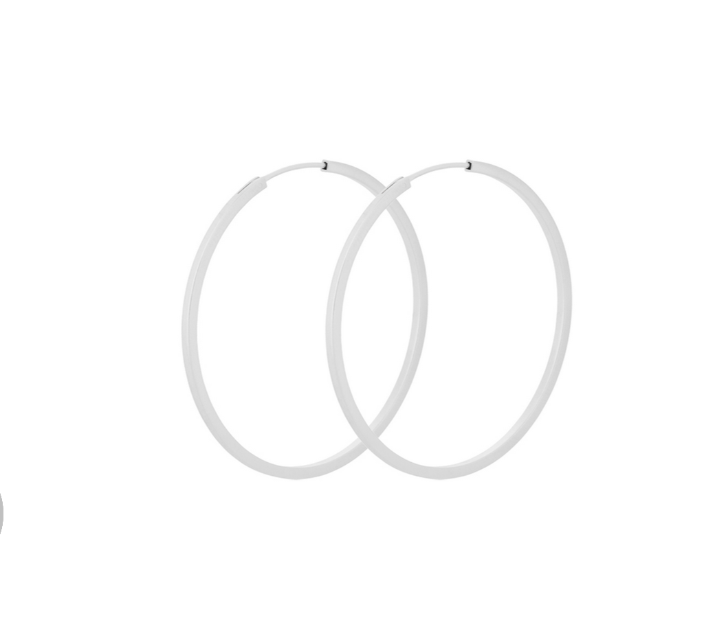 Pernille Corydon sølv Orbit Øreringe - e-052-s