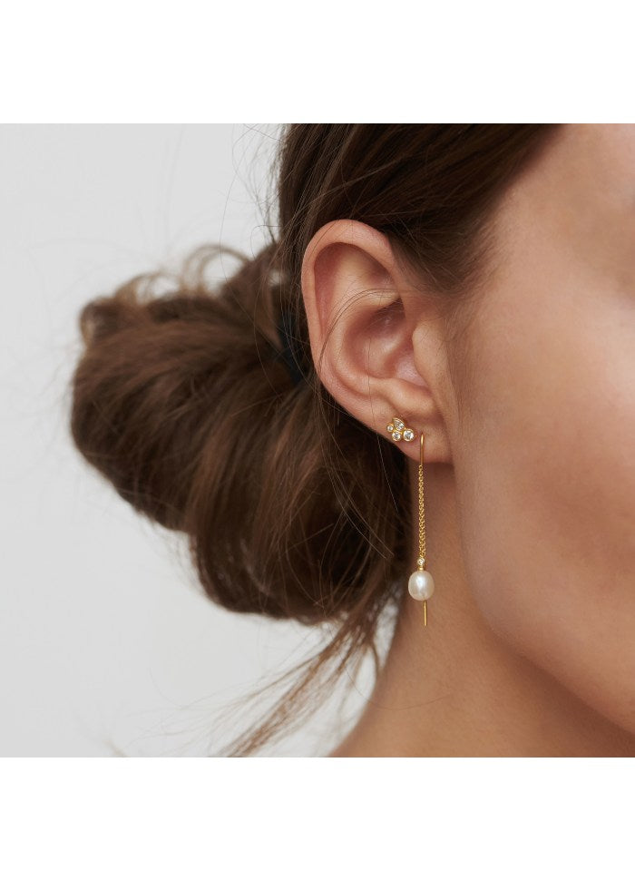 Julie Sandlau Tasha Pearl ørekæder - HKS704GD