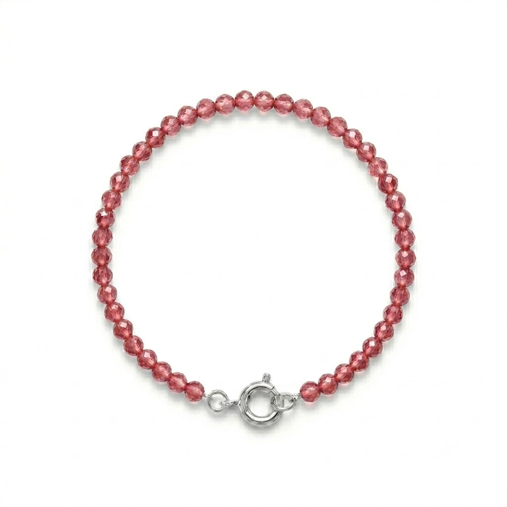 Lys granat armbånd - 59003LG