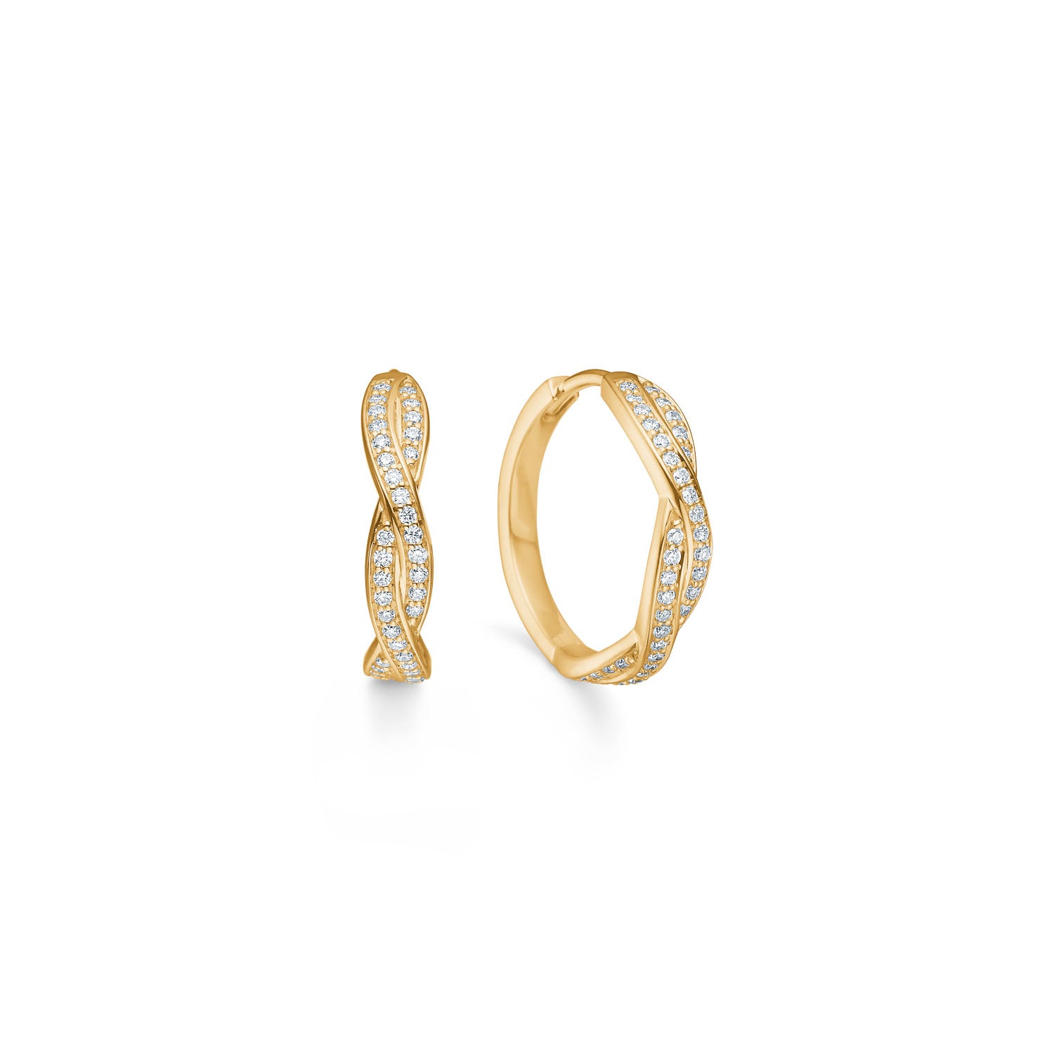 Harmony creoler i 14 kt rødguld