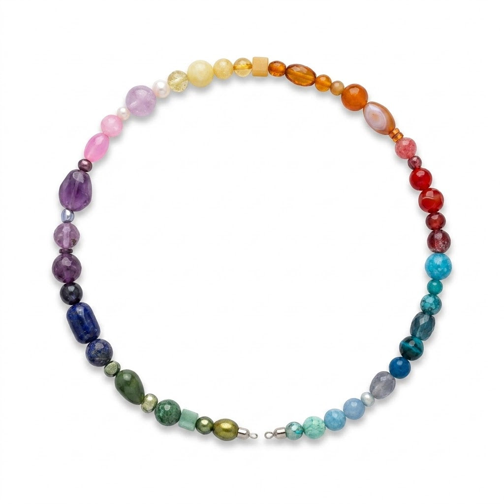 Unika mix Sten/perle systemkæde - 80129180000