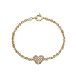 Hjerte armbånd 14 kt - AR1405017D10
