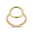 14 kt guld cirkelring - 15021