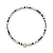 14 kt lapis, labradorit og ferskvandsperler armbånd - 55004LAPLAPE