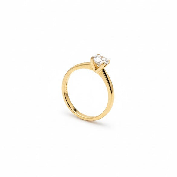 14kt Diamant ring m. 0,46 ct - 15012D046