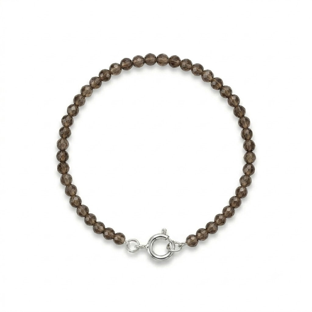 røgkvarts armbånd - 59003RØ