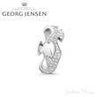 Georg Jensen Fusion center ring i 18kt hvidguld m. brillant pavé - 20000332