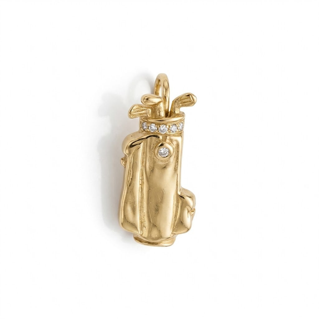 14 kt  golf vedhæng - 45009