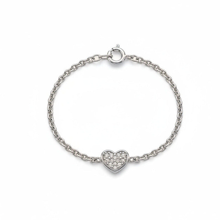 hjerte armbånd i 14 kt - 56007D13