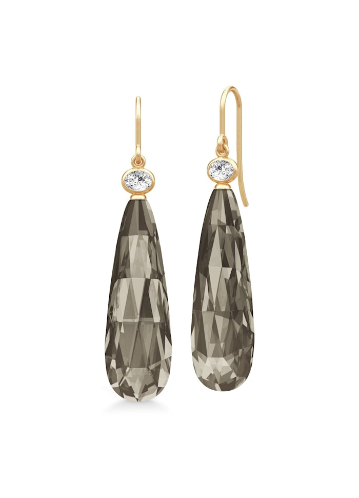 Julie Sandlau Ofelia drop øreringe - HKS809GDSMCRCZ