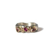Athena sølv ring m. pink turmaliner