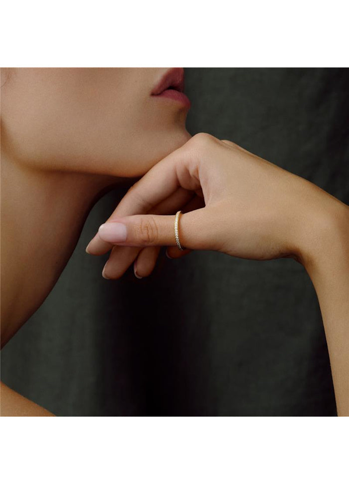 Julie Sandlau Infinity ring RI84GD CZ