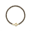 røgkvarts armbånd - 59003RØ