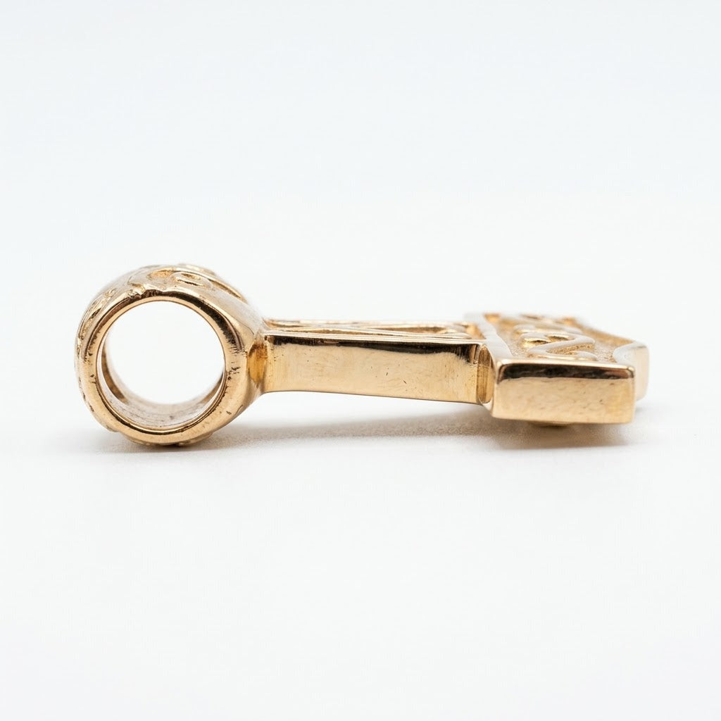 14 kt thors hammer vedhæng  - 450010