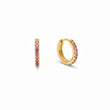 18 Kt. Safir creoler - 27111S
