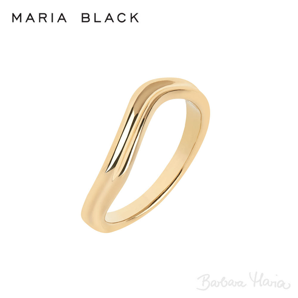 Maria Black Soma ring i forgyldt sterlingsølv - 500416YG