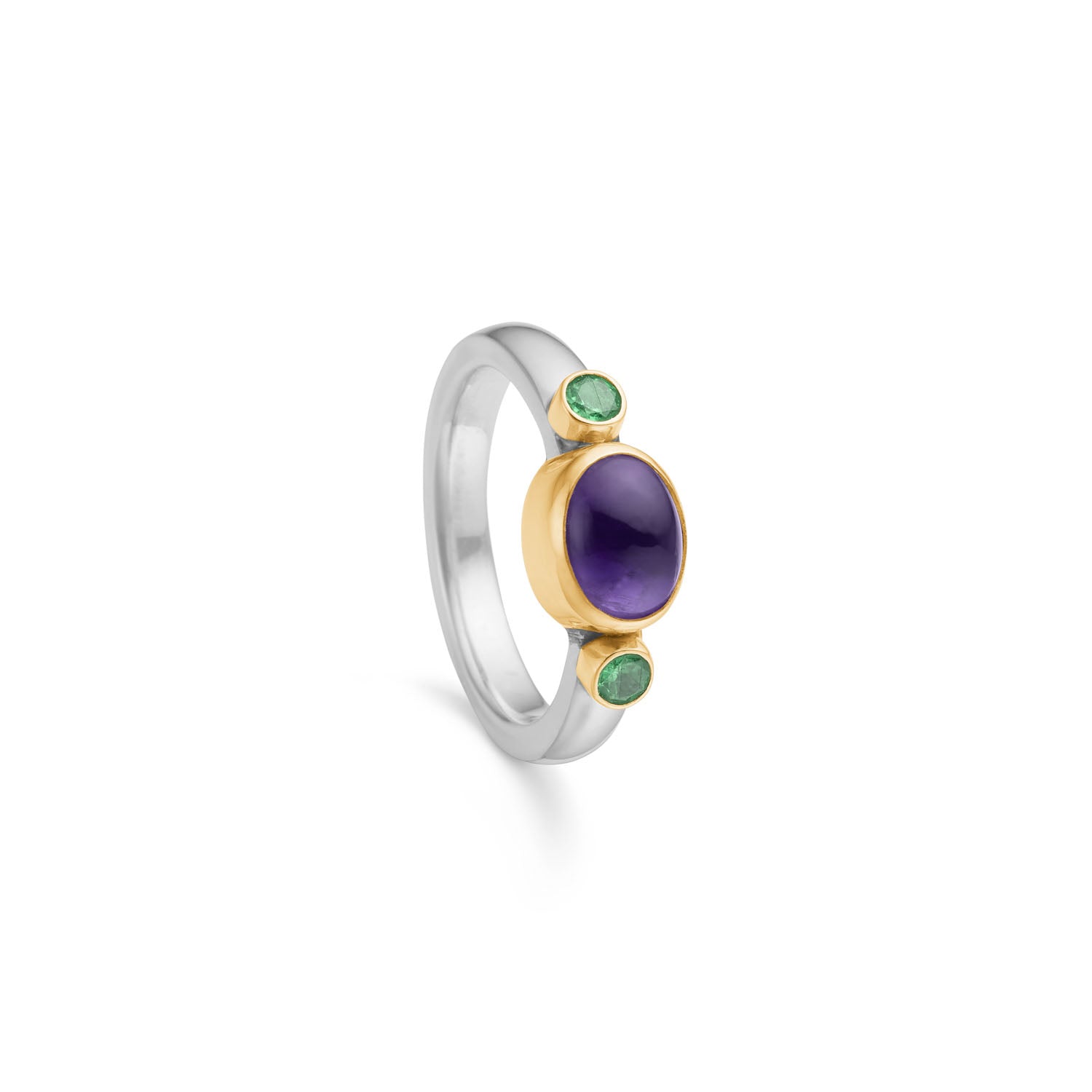 Ametyst ring med tzavoritter