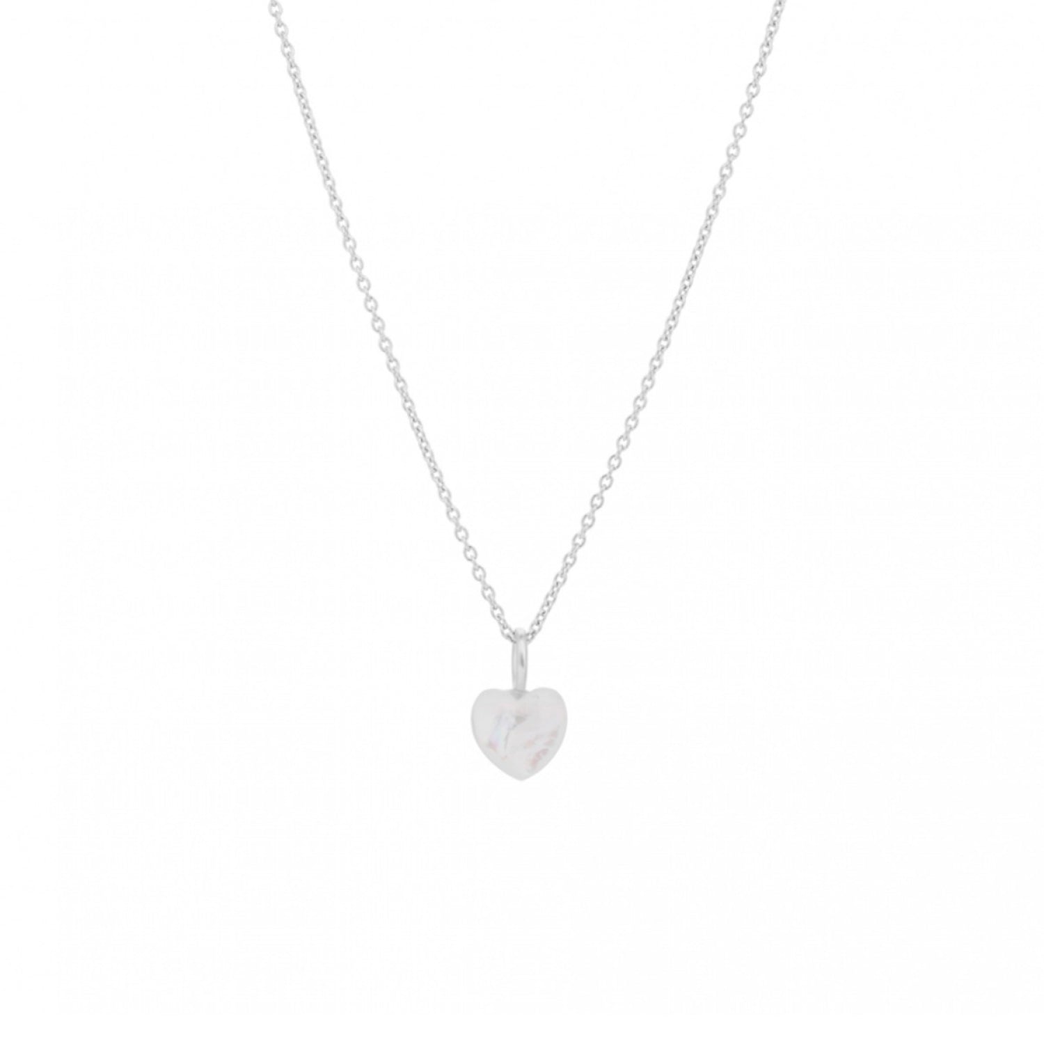 Pernille Corydon Ocean heart halskæde sølv - n-387-s
