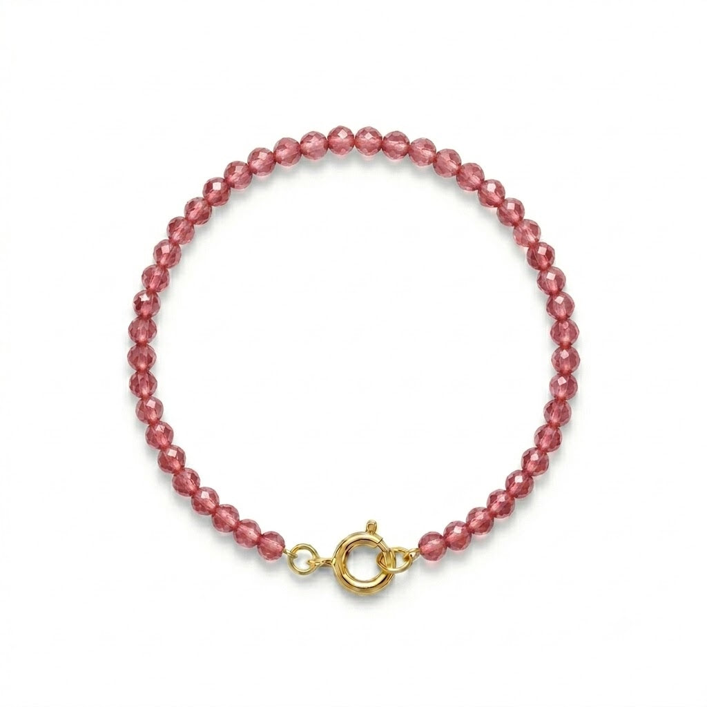 Lys granat armbånd - 59003LG