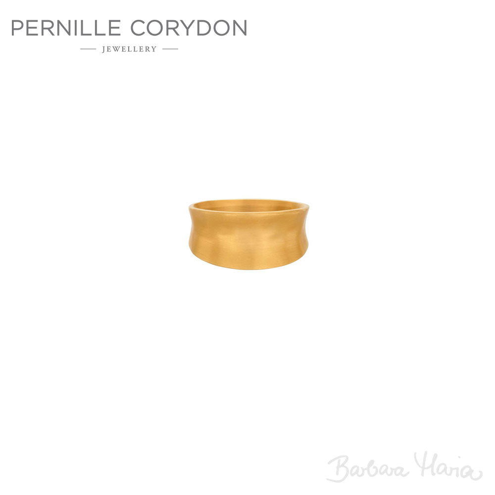Pernille Corydon r-411-gp - Saga Ring - Forgyldt